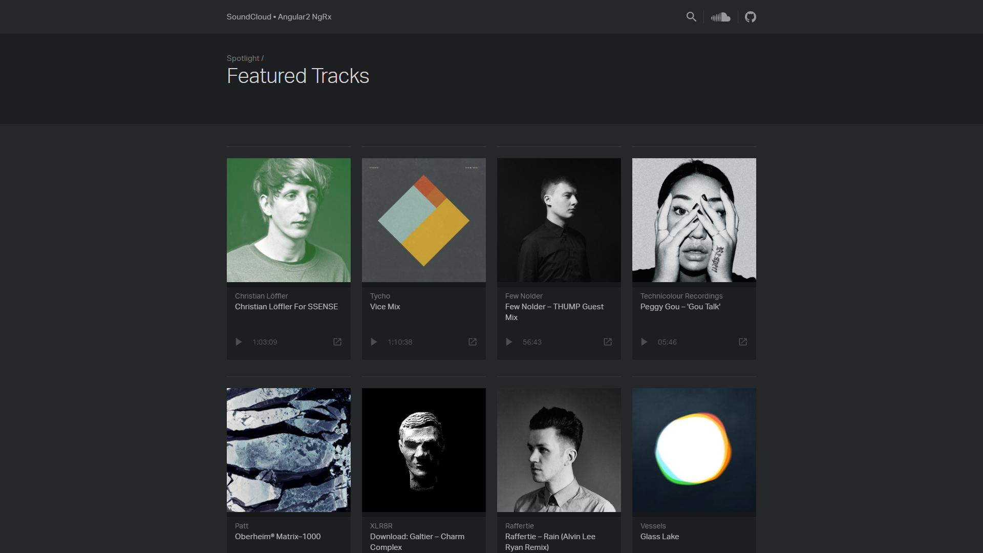 SoundCloud App - Angular