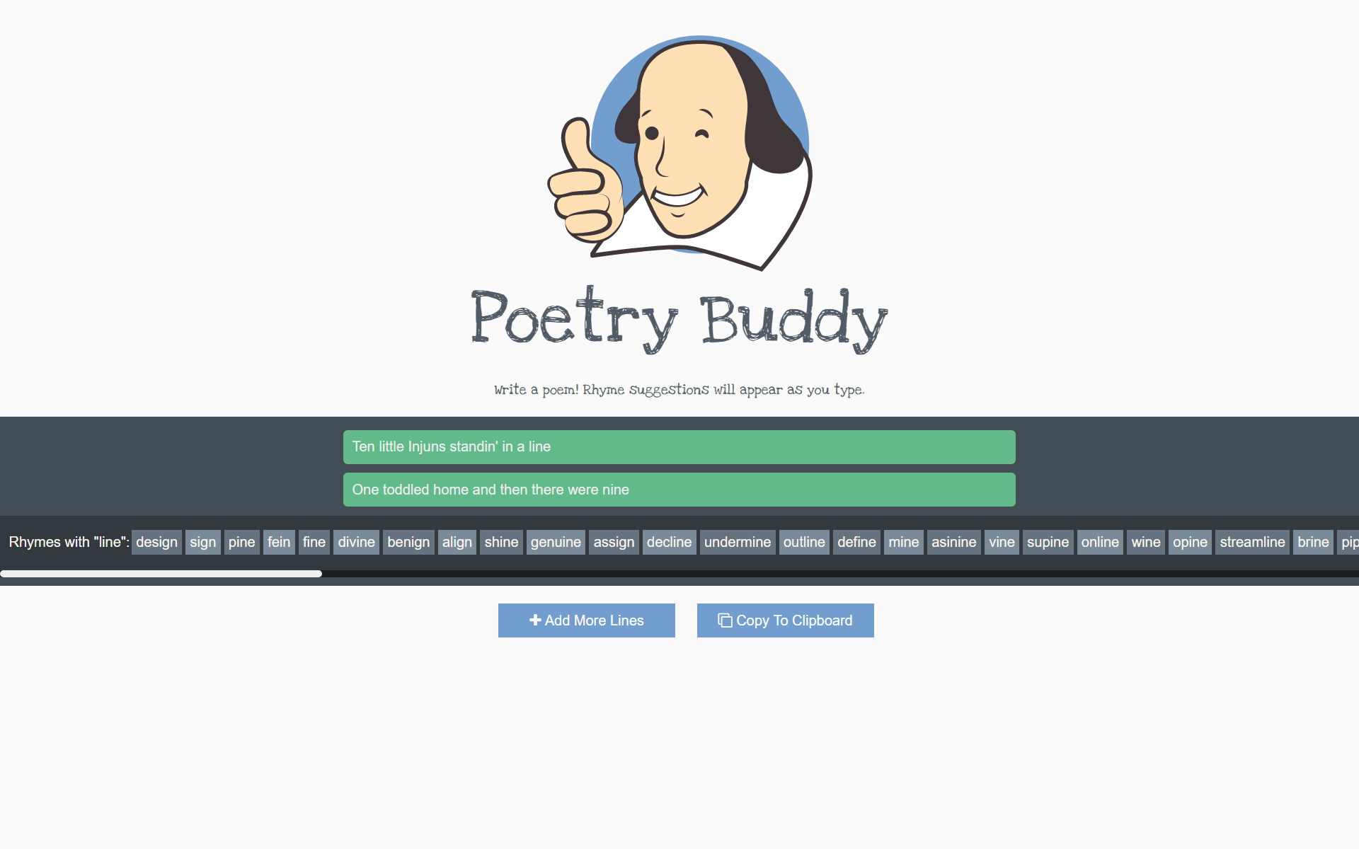 Poetry Buddy - Angular