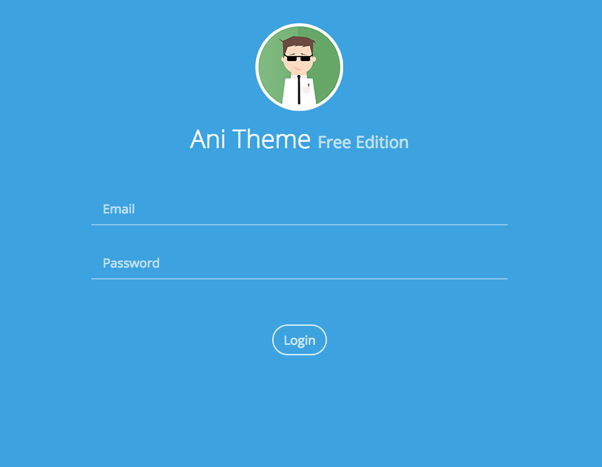 Ani Theme - Free AngularJS Dashboard Starter Theme - Angular