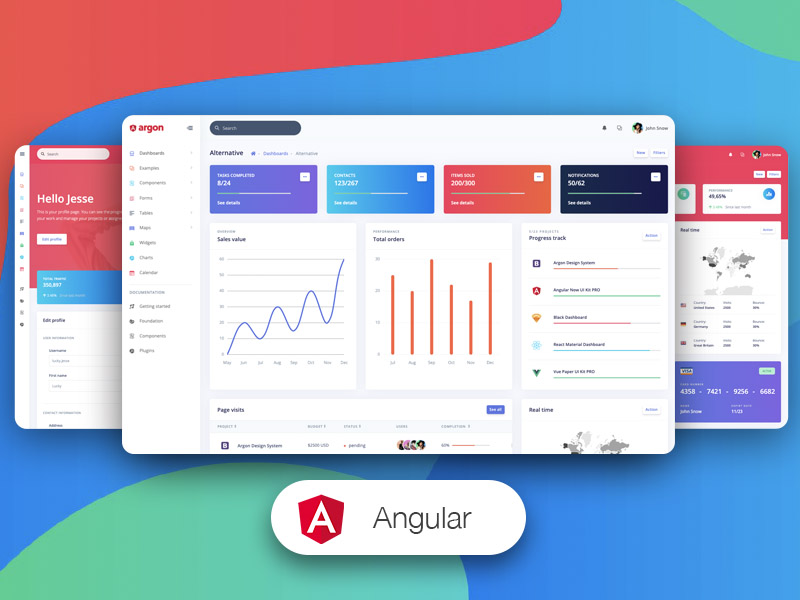 Argon Dashboard PRO Angular - Angular