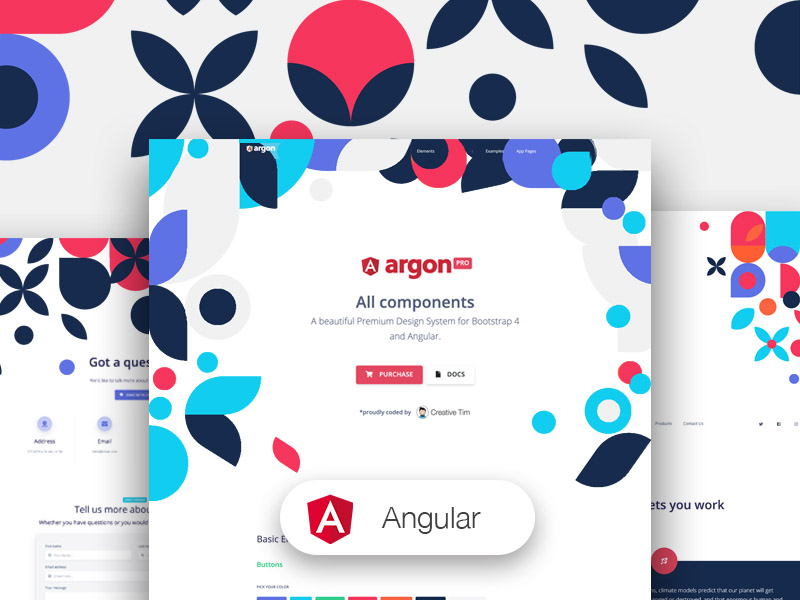 Argon Design System PRO Angular - Angular