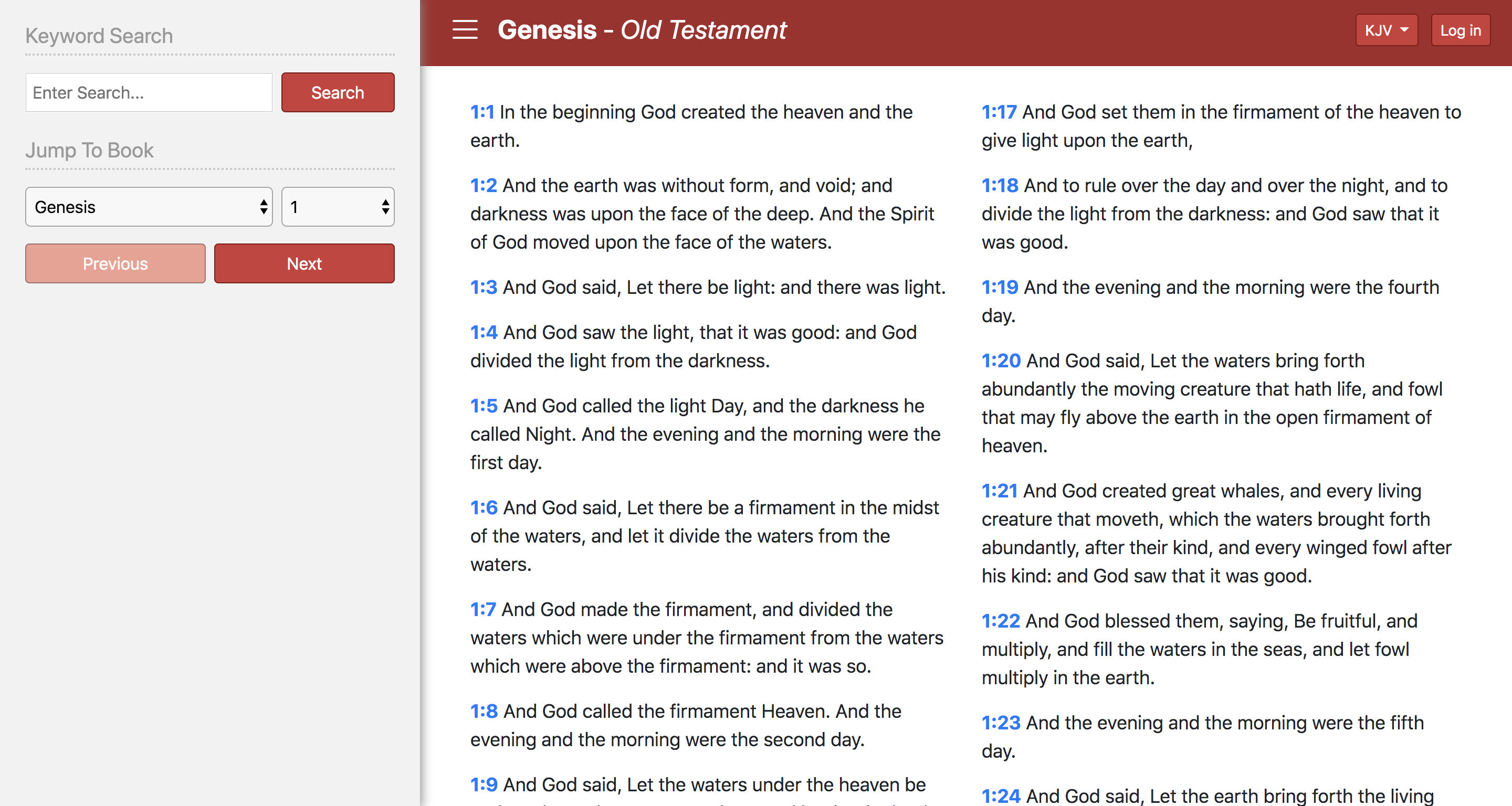 Bible AngularJS UI - Angular