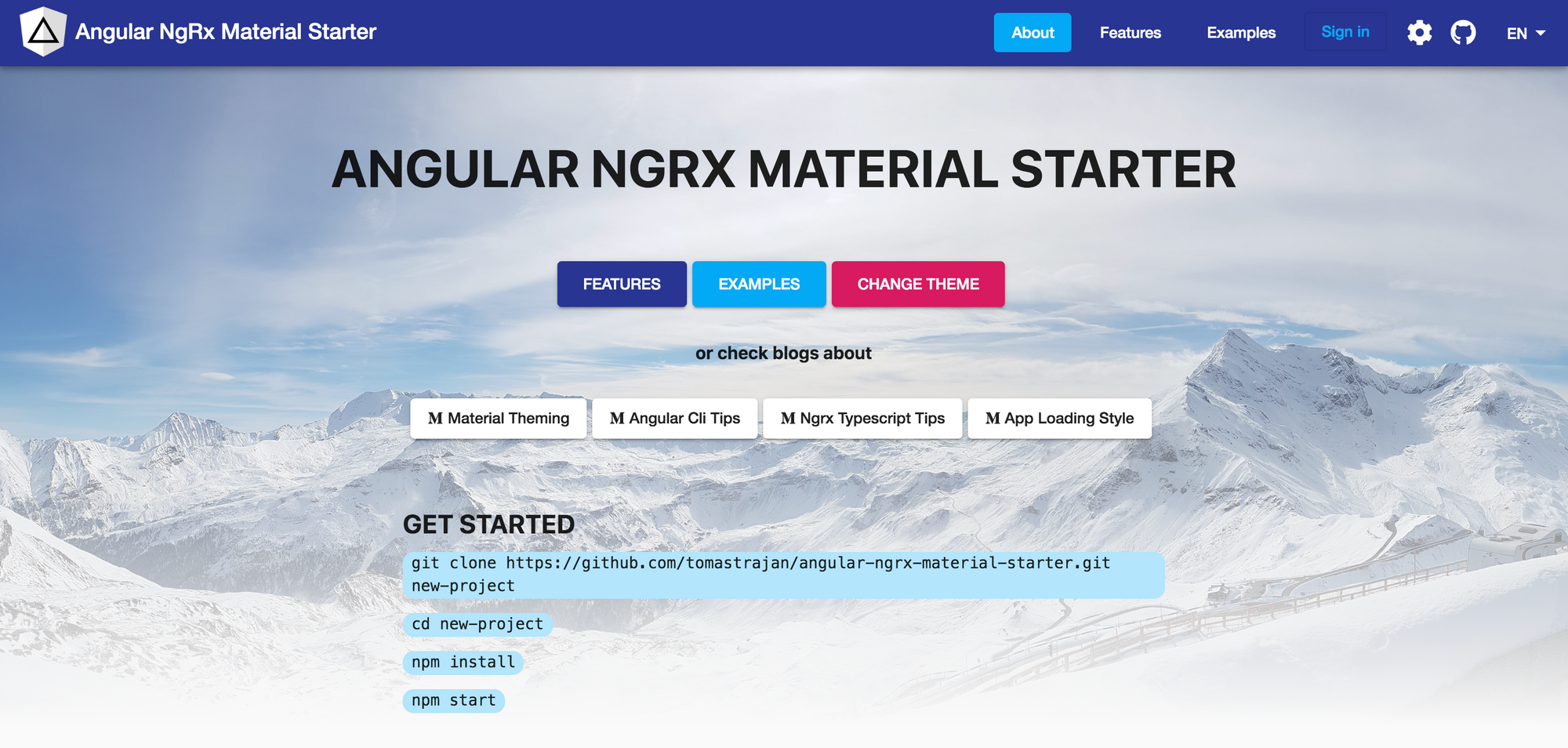 Angular NGRX Material Starter - Angular