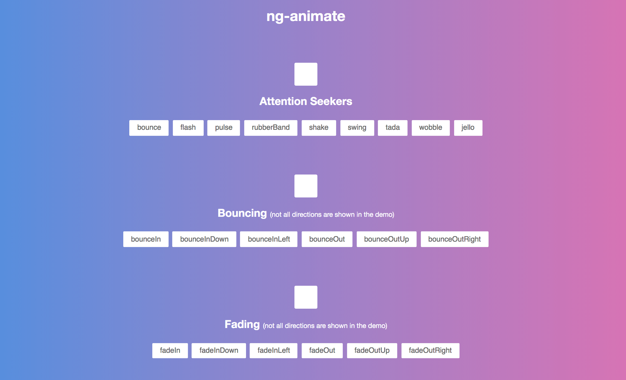 NG-Animate - Angular